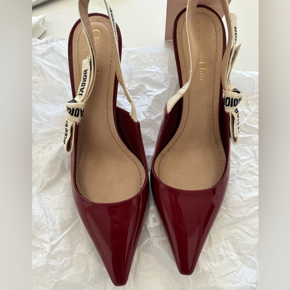 Christian Dior J'Adior Slingback Pumps Patent 65 - Picture 3 of 3